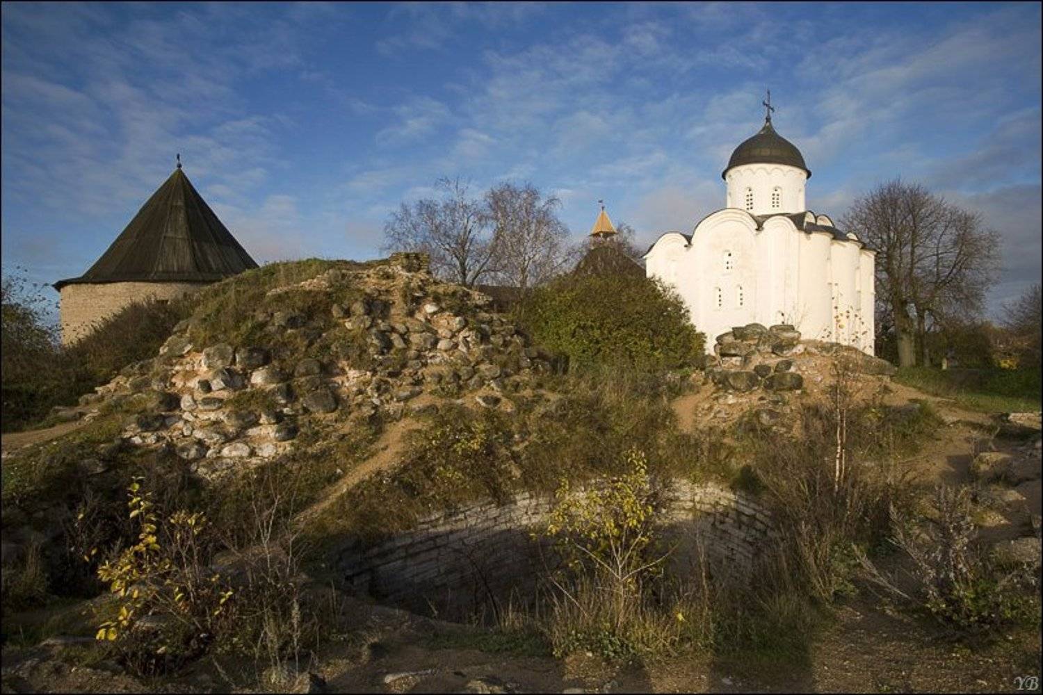 старая ладога, крепость, церковь, утро, осень,, Братаев Юра