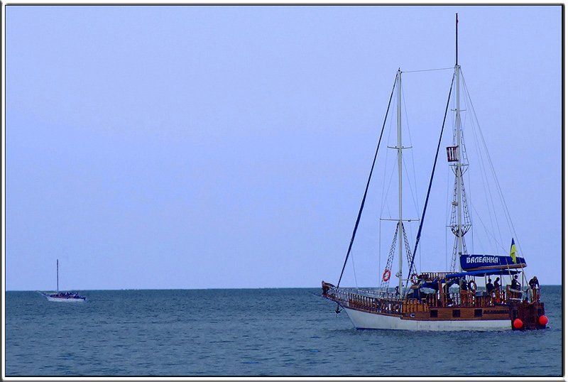 лето, море, путешествие, яхта В голубые дали фото превью