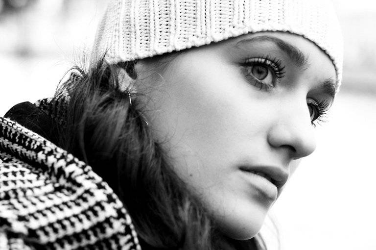 девушка, взляд, ресницы, Евгений Лувсандугар