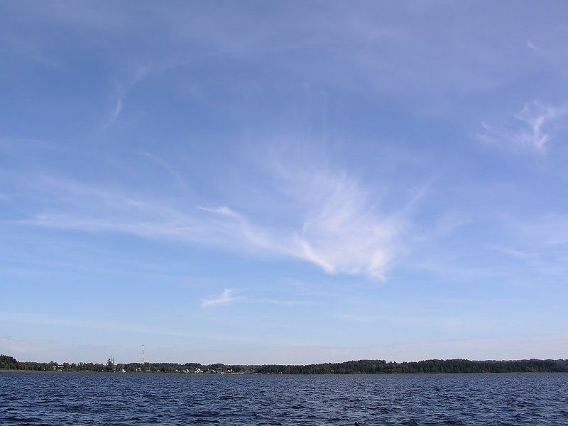 облако, небо Облако-лебедь фото превью