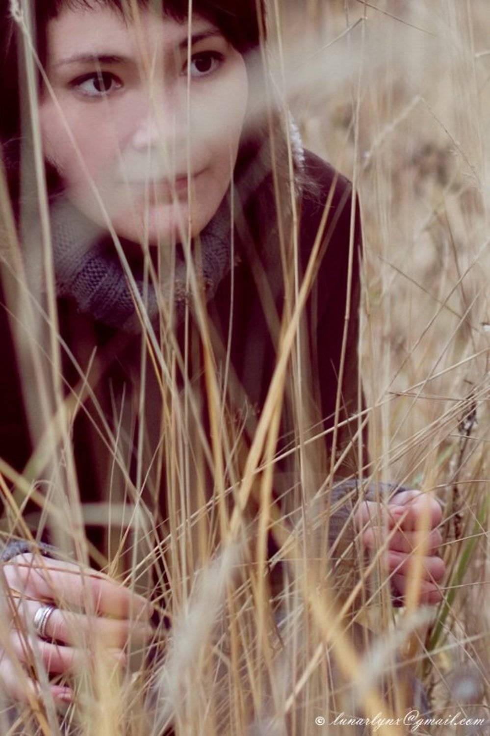 осень колосья портрет, lunarlynx