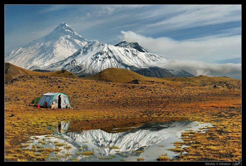 камчатка, вулканы, камень, безымянный Среди могучих и прекрасных! фото превью