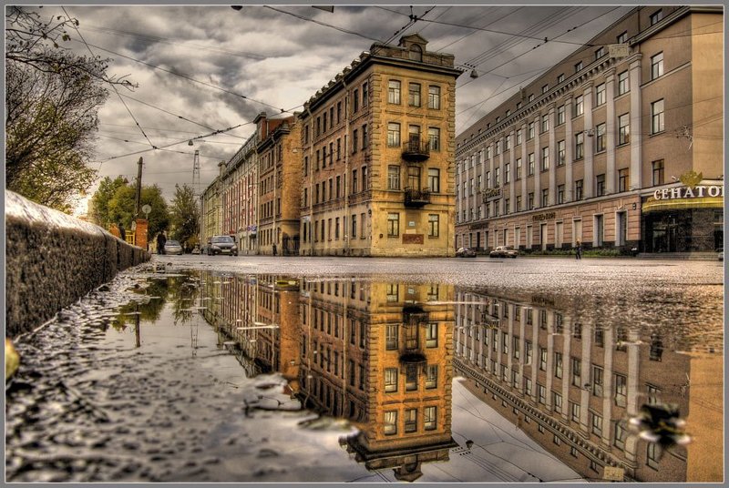 дом,город,трамвай По местам не хоженным...Дома трамваи... фото превью