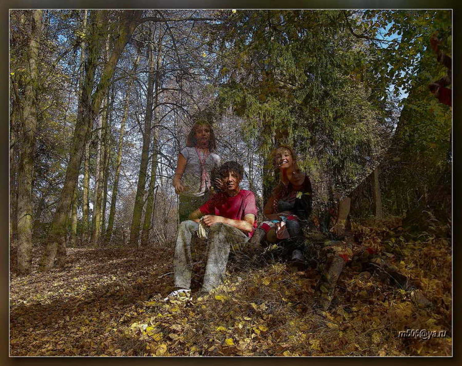 одноклассники, осень, захарово, m506, Mike&copy;