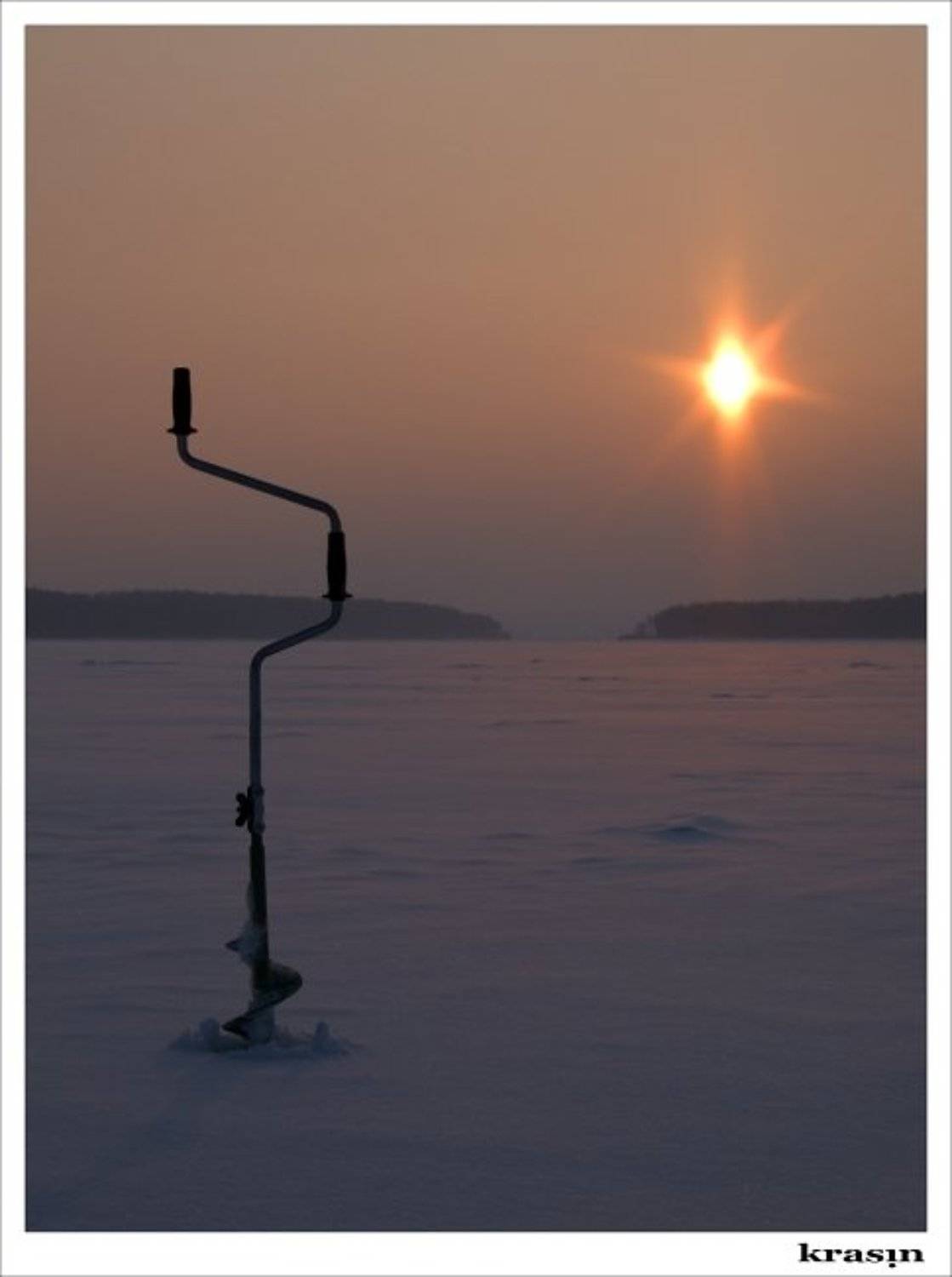 ледобур, зимняя рыбалка, Starfish