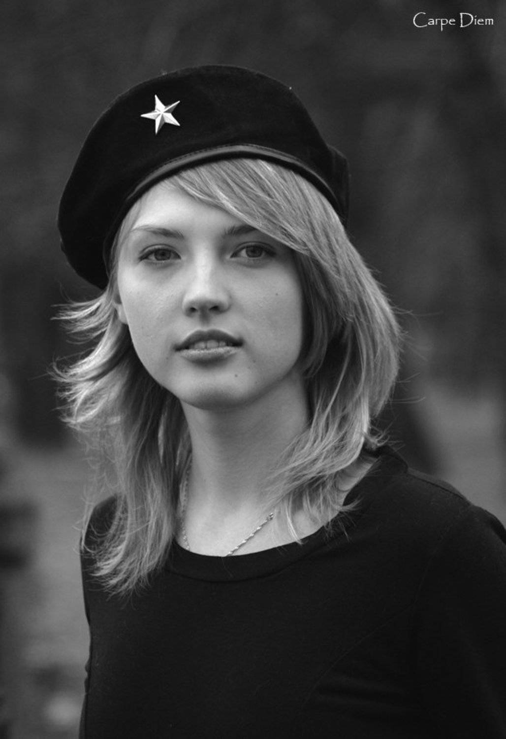 девушка, че, гевара, берет, Carpe Diem