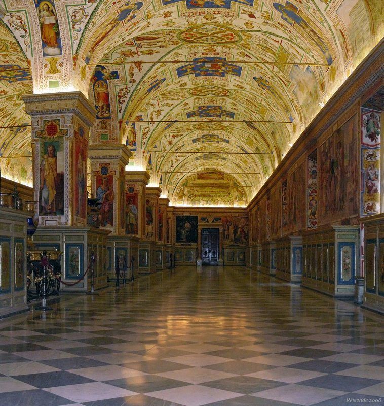 ватикан, библиотека Ватиканская библиотека фото превью