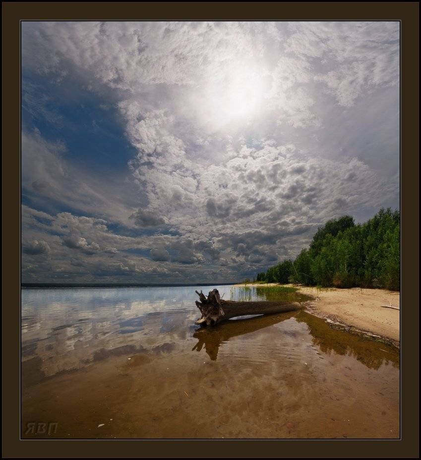 полдень, облака, море, марево, Виталий из Н-ска