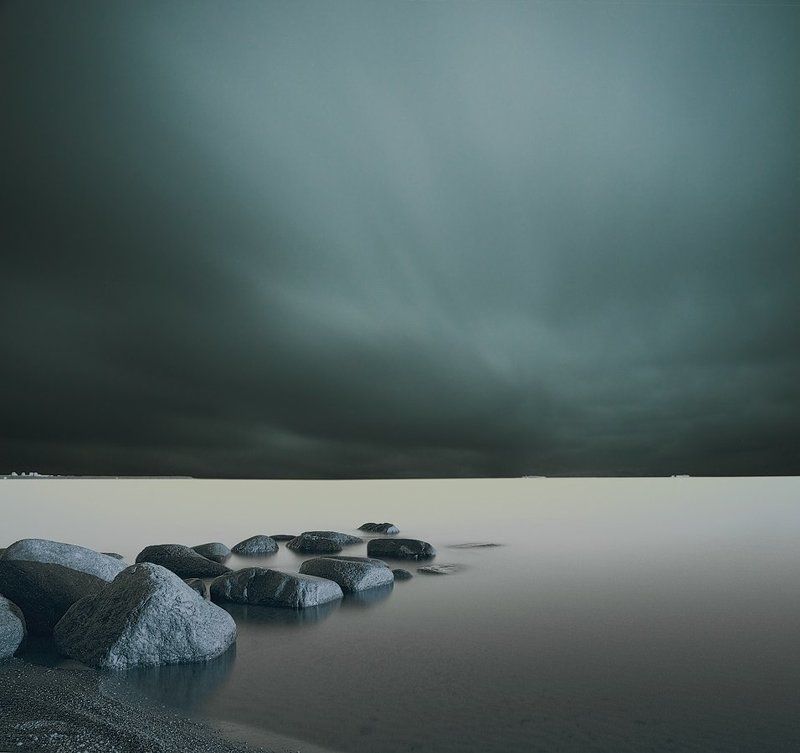 пейзаж, длинная выдержка, длинная, выдержка, long exposure, закат *** фото превью