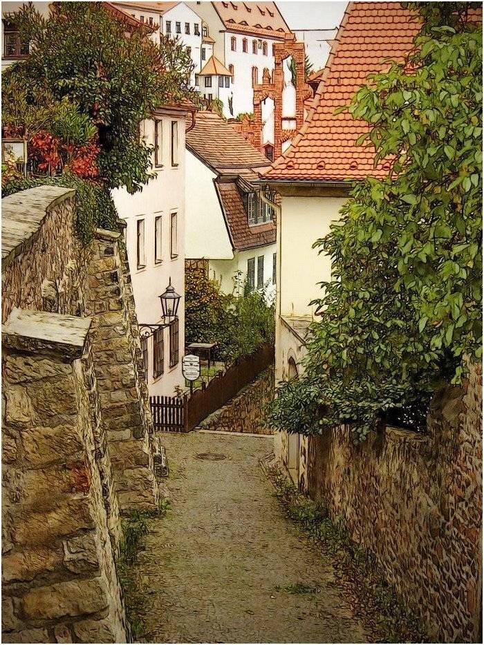 foto liubos, meissen, германия,  улочка, Любовь Селиванова