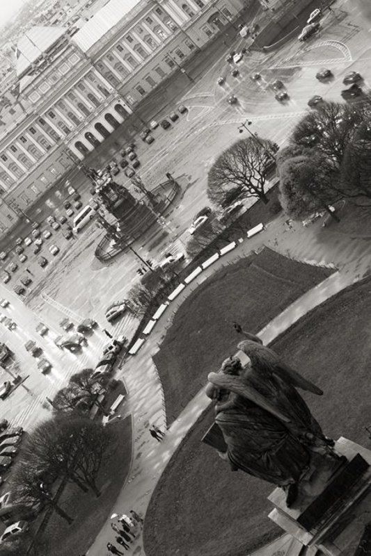 город, питер, дождь, собор \