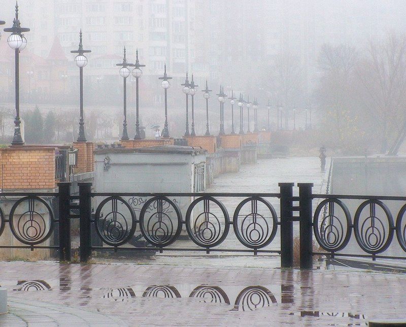 город Утро в городе фото превью