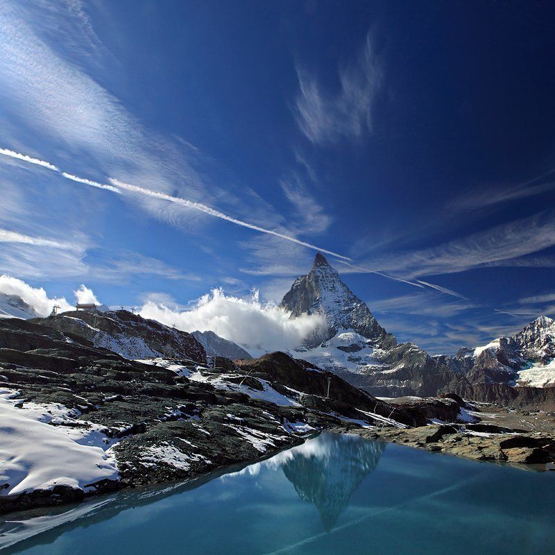 маттерхорн,swiss,zermatt,швейцария. Треугольник в квадрате фото превью