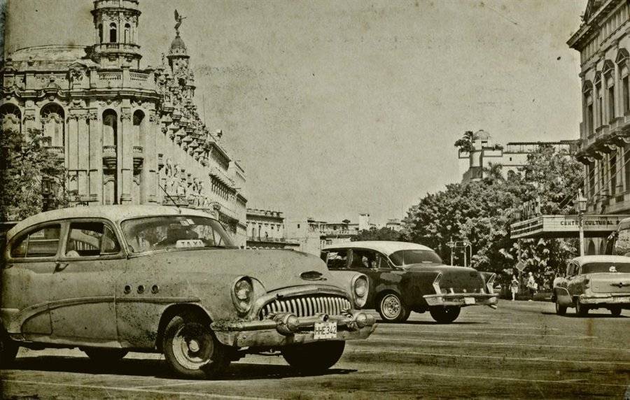 куба, машины, монохром, Ира Ветер