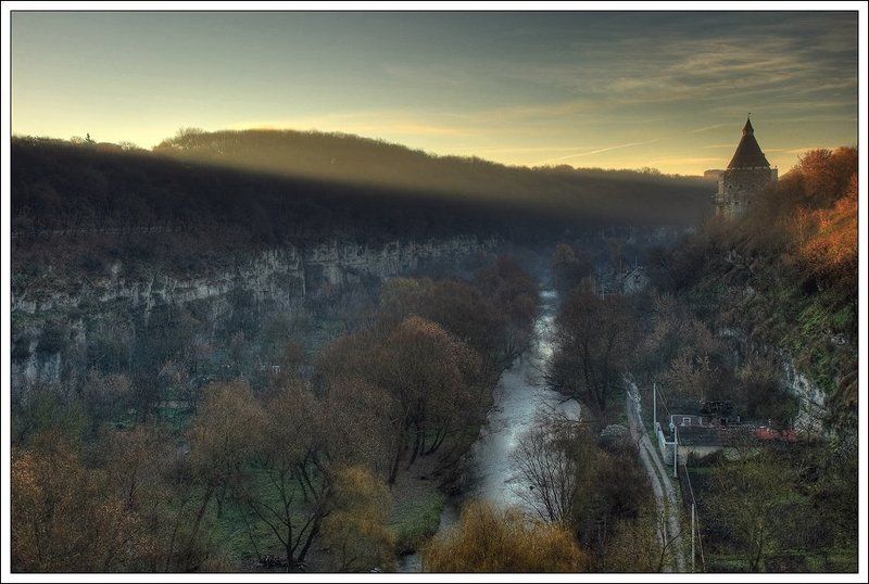 смотрыч, каньйон, каменец-подольский Над каньйоном. Кам\'янець-Подільский. фото превью