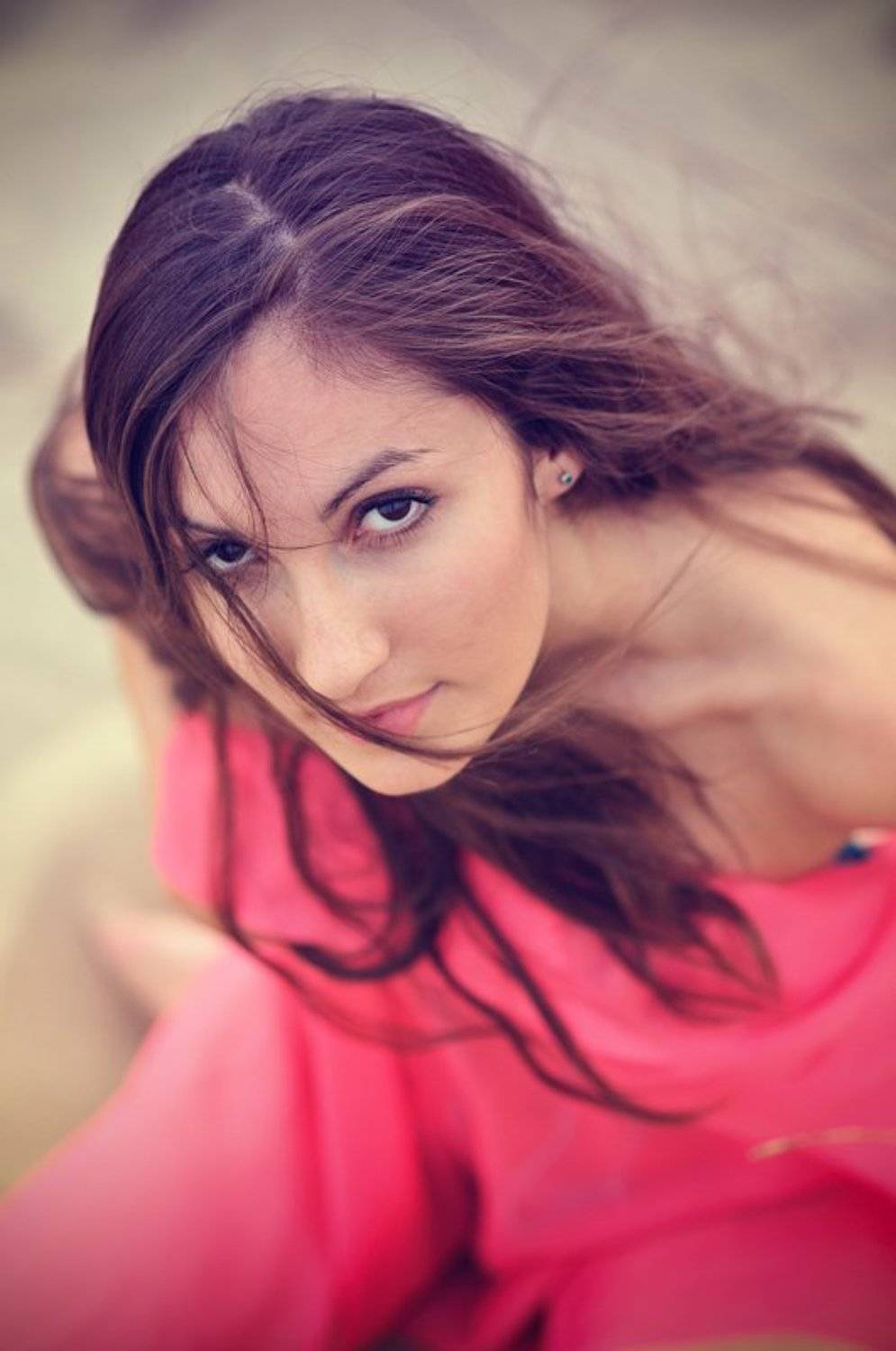 девушка, портрет, взгляд, Ростислав Росицкий