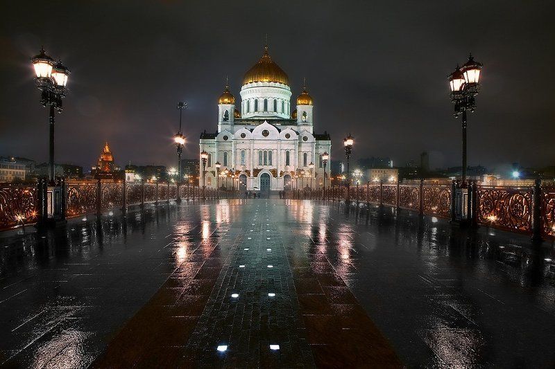 храм, христа, спасителя, москва, вечерняя, ночная, Храм ...просто храм... фото превью