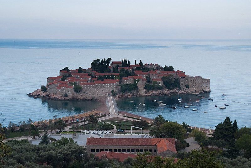 черногория, святой стефан, море, туризм Остров Святого Стефана фото превью