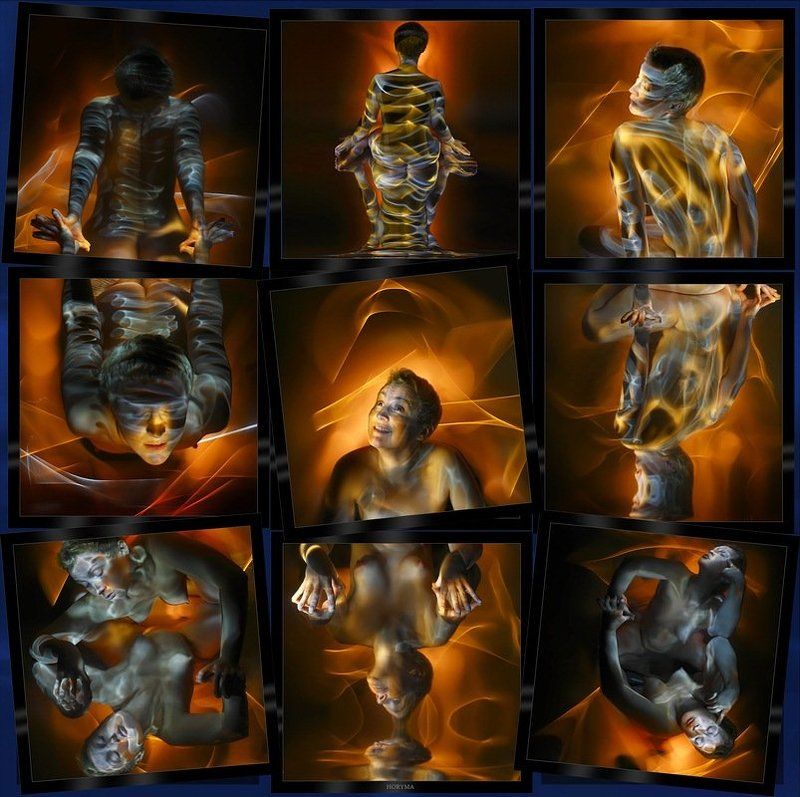 светографика, портрет, отражения, искажения, сюжет, обнаженная натура, ню, akt, nude, динамический_свет Akt... Отражаясь (2 часть) Мы ...  (Светографика 2009) фото превью