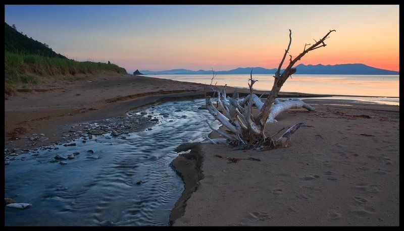кунашир, хоккайдо Закатный берег Кунашира фото превью