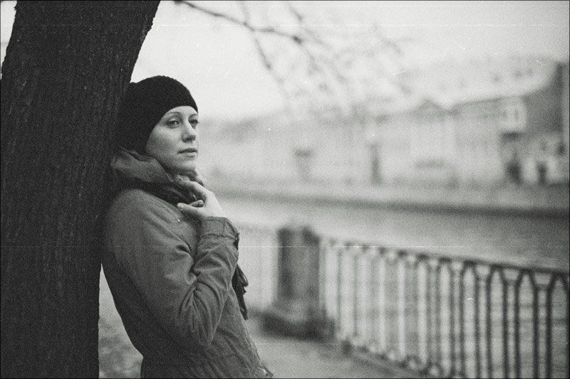 питер,жанровый портрет,ноябрь Питерское... фото превью