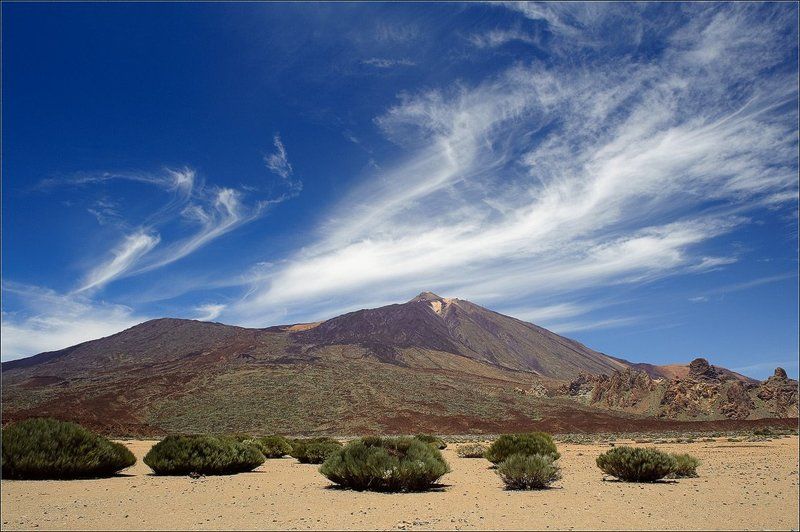 вулкан,тейде,тенерифе Вуаль для вулкана фото превью