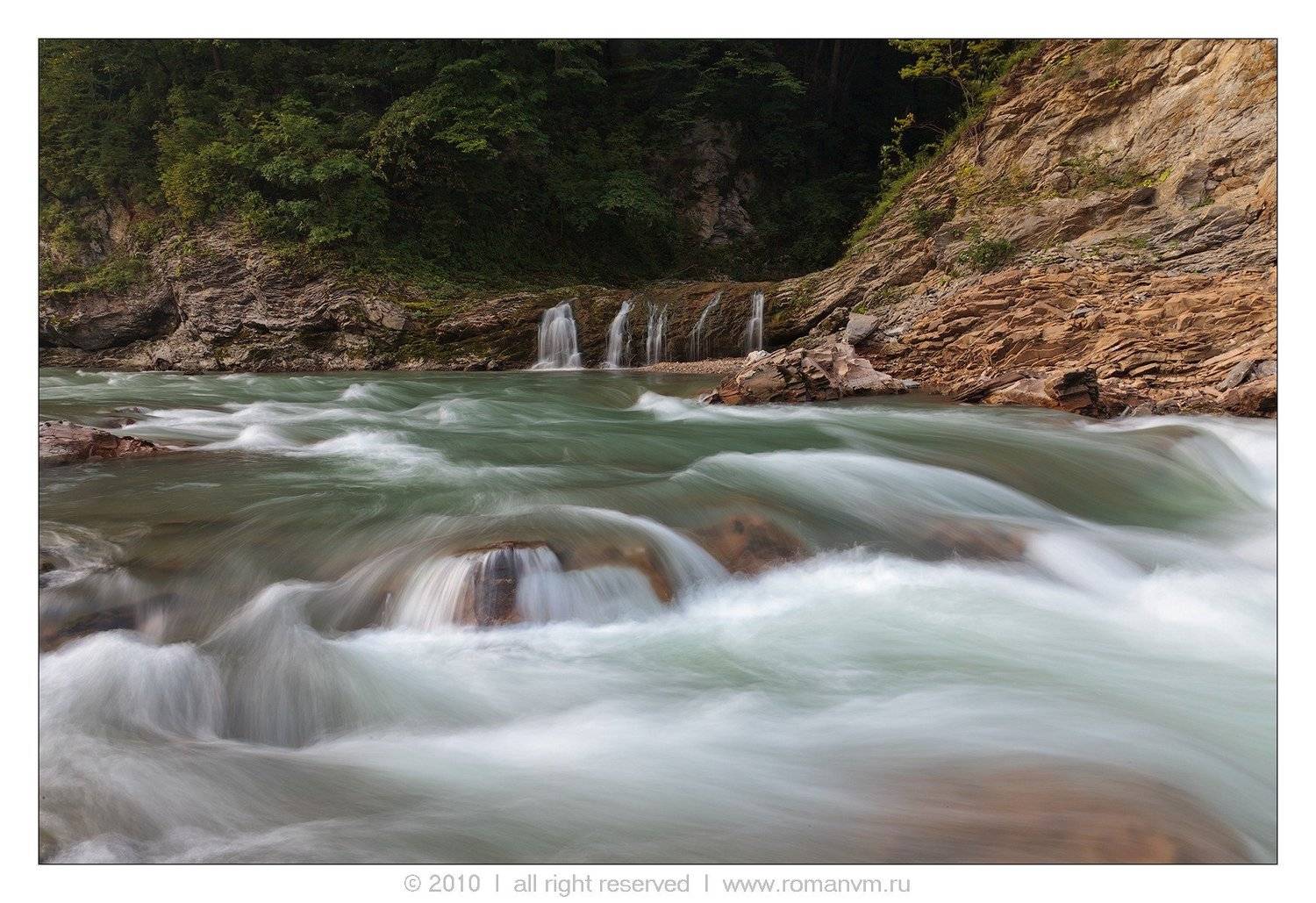 река руфабго, северный кавказ, адыгея, водопад, Роман Мурушкин