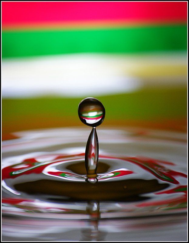 капли, вода, макро Перевернутая Болгария фото превью