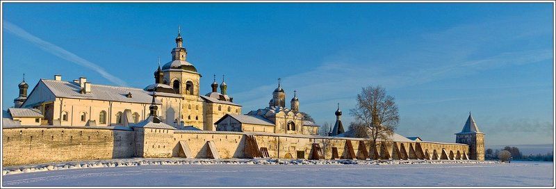 русский_север, кириллов, зима Кирилло-Белозерский монастырь фото превью