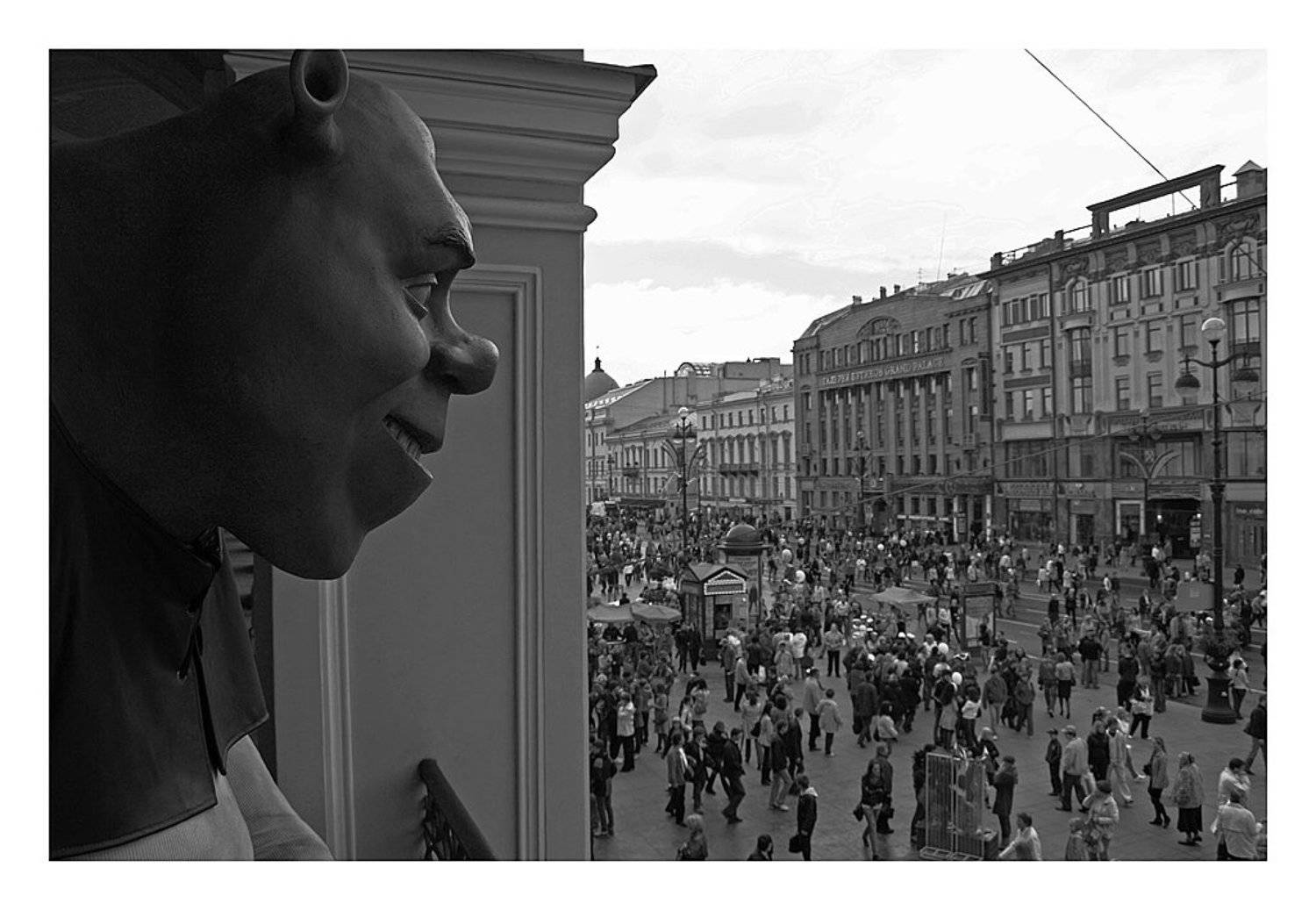 шрек, людоед, гостинный двор, санкт-петербург, юмор, German