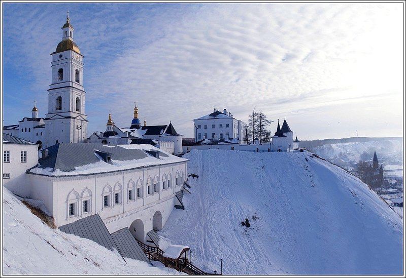 тобольск, сибирь, русский_север, зима Тобольский Кремль фото превью