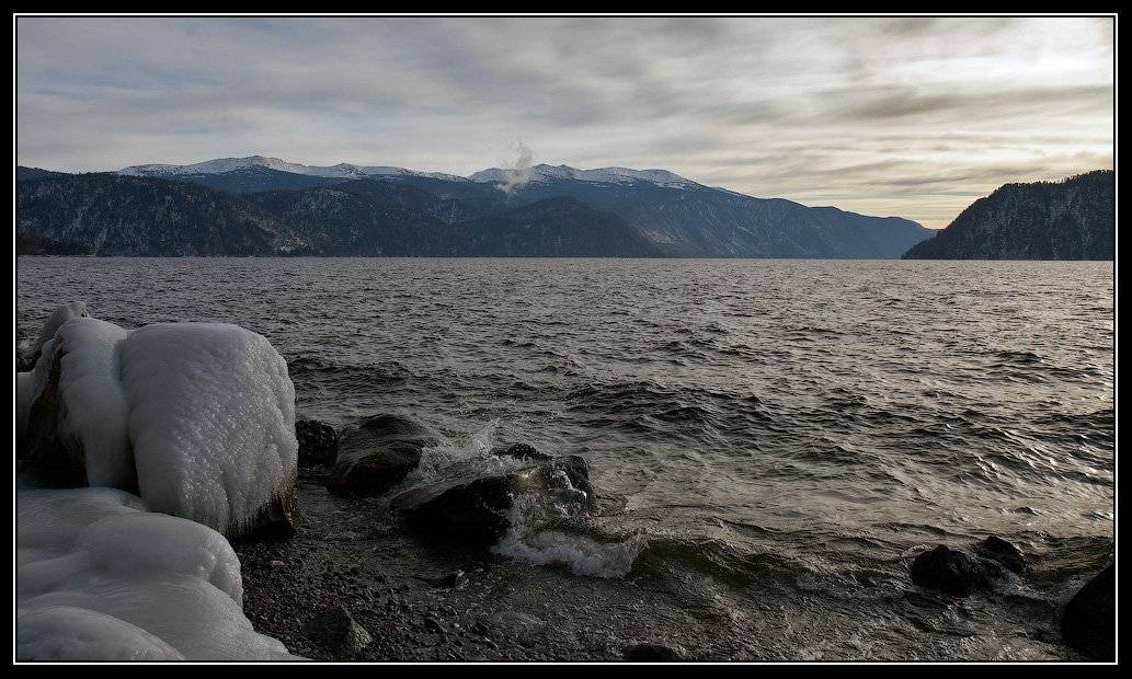 алтай, телецкое, озеро, облака, горы, Юрий Фролов