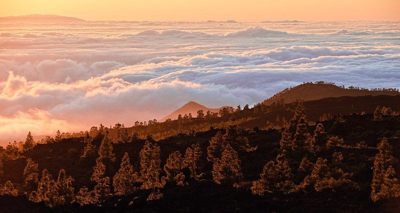 тенерифе,закат,лас каньядас дель тейде * фото превью