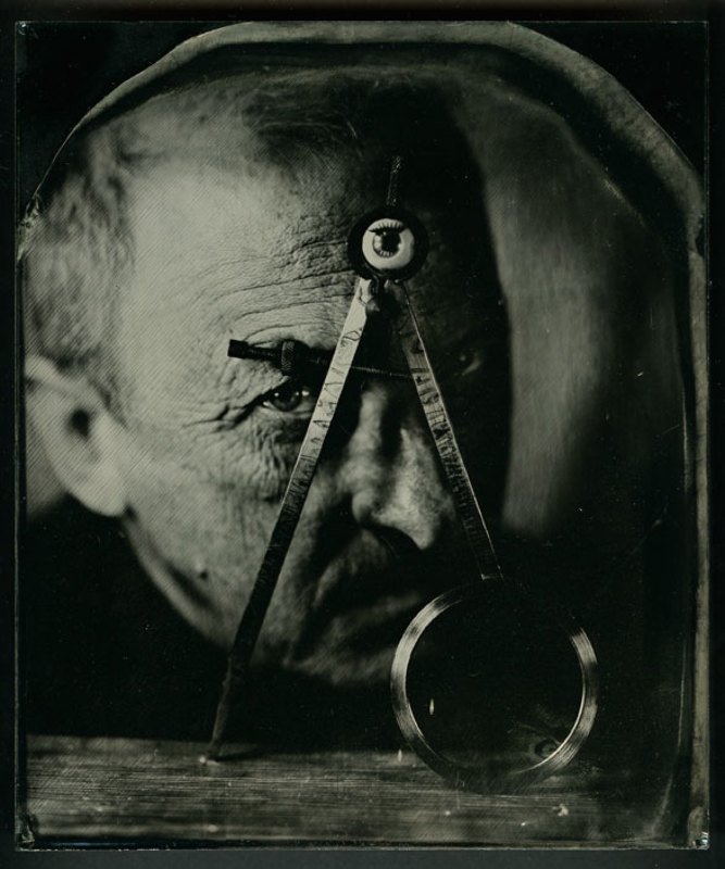 wet, plate, collodion, ambrotype Циркуль... фото превью