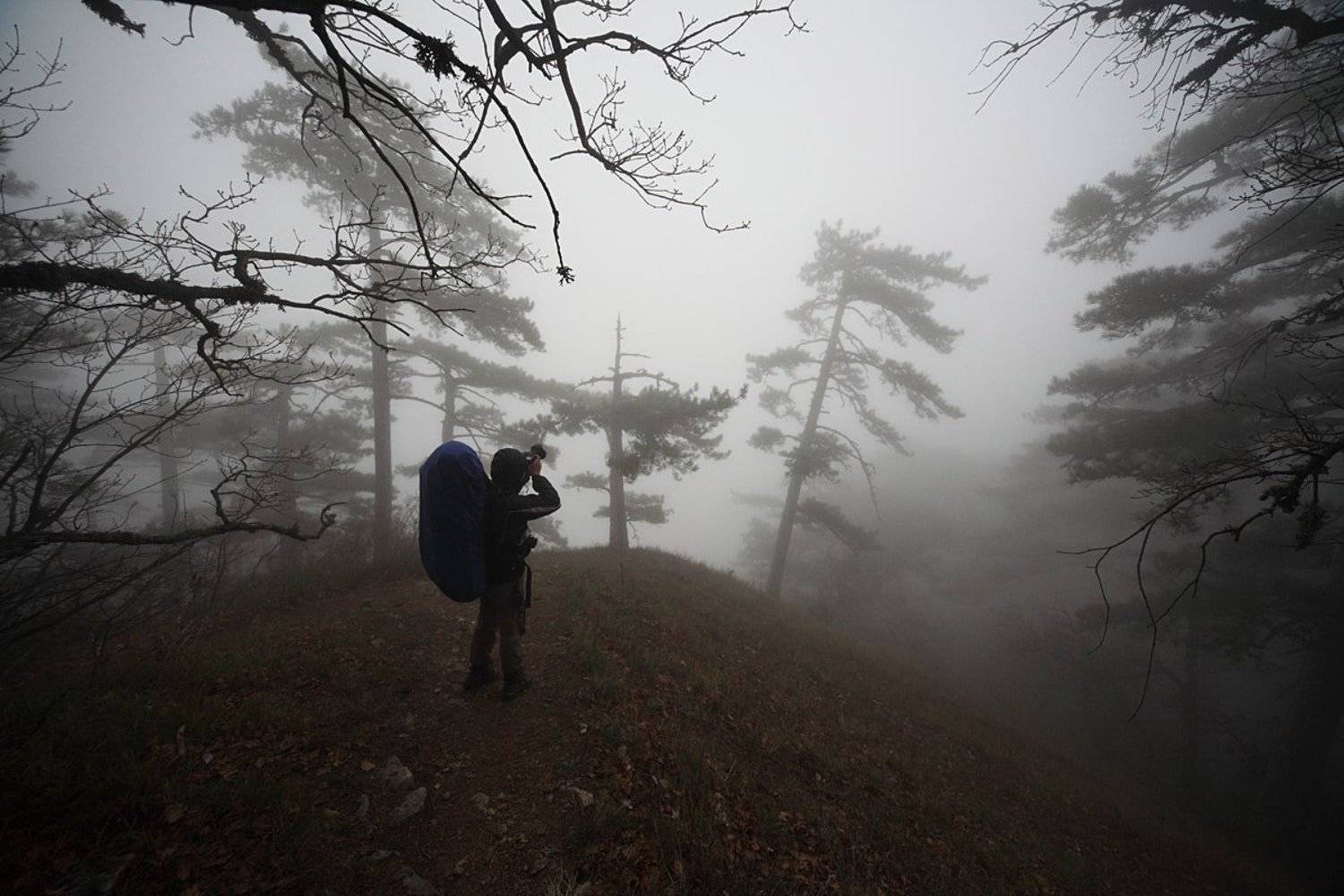 крым, туман, горы, Михаил
