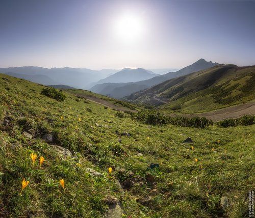 Вечер в горах
