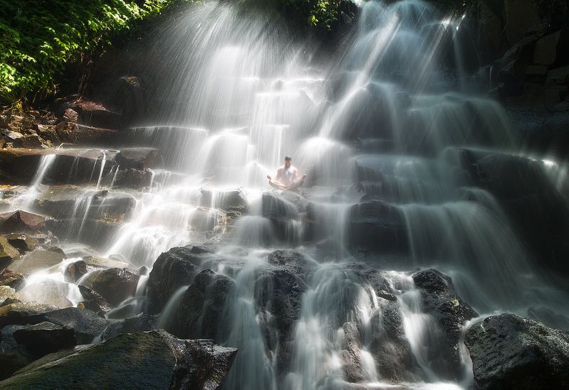 indonesia, bali, waterfall Kanto Lampo фото превью
