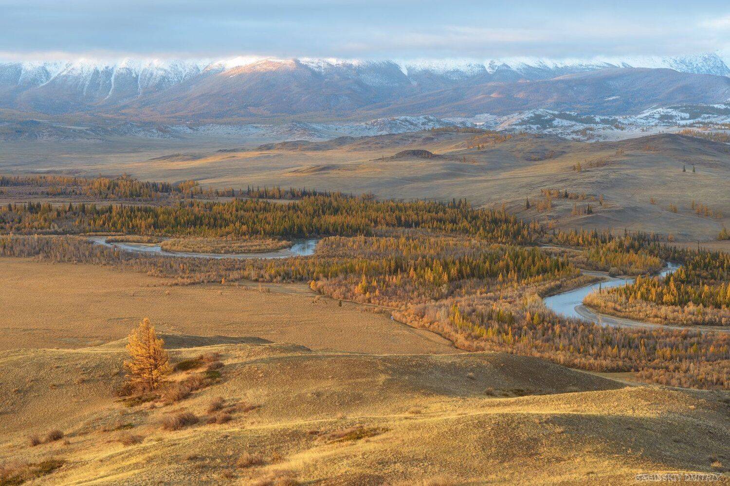 алтай, осень, солнце, Dmitriy  Baginskiy