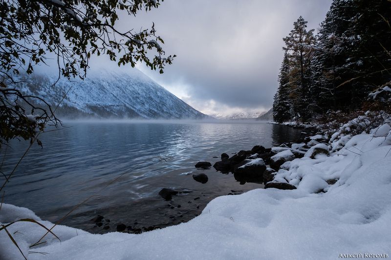 алтай, сибирь, россия, пейзаж, природа, озеро, снег, мультинские озера, горы, altai, siberia, russia, landscape, nature, lake, snow, multa lakes, mountains После снегопада 2 фото превью
