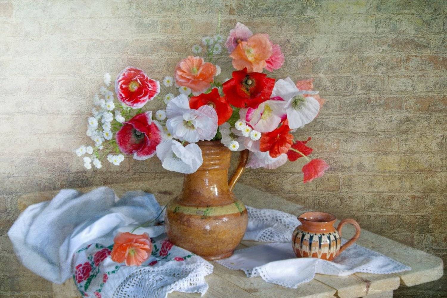 букет,маки,натюрморт,цветы,вера павлухина,, Вера Павлухина