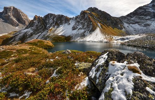 Снежная осень