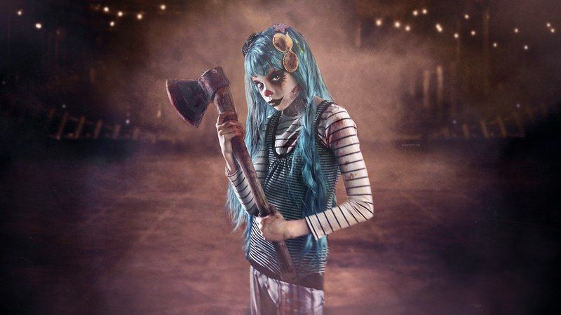 арт клоуны Леди топор фото превью