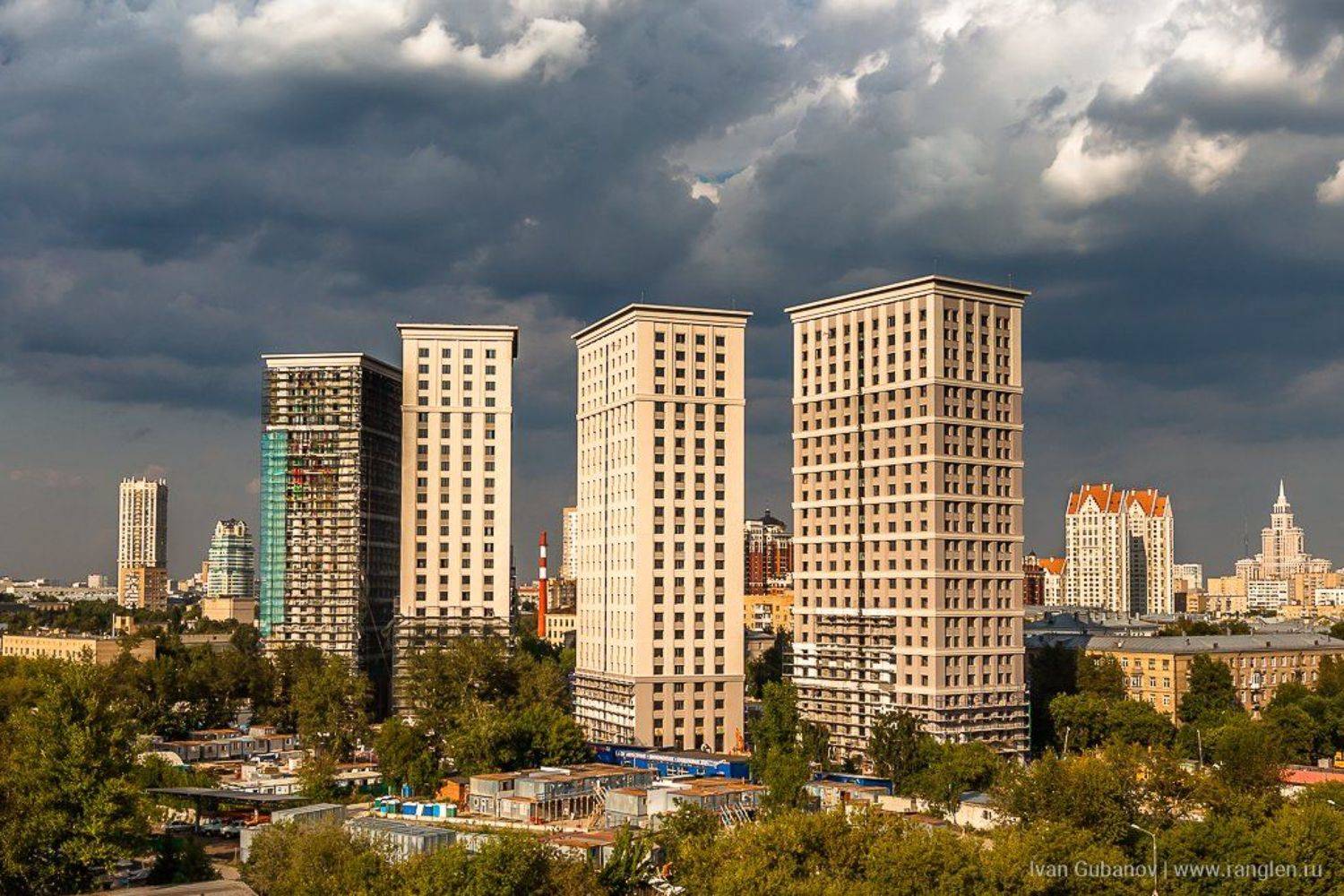 новостройка, октябрьское поле, город, москва, вид, Иван Губанов