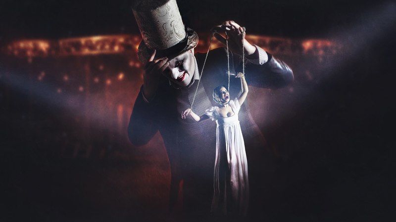 арт клоуны Мистер кукловод фото превью