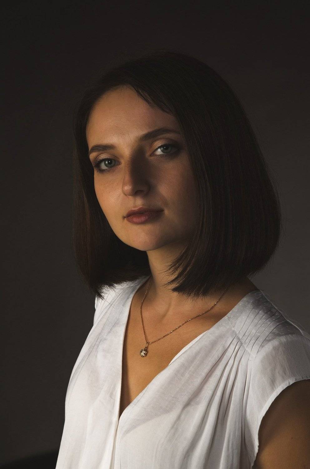 портрет, девушка, рембрандт, свет, студия, Максим Михайлов