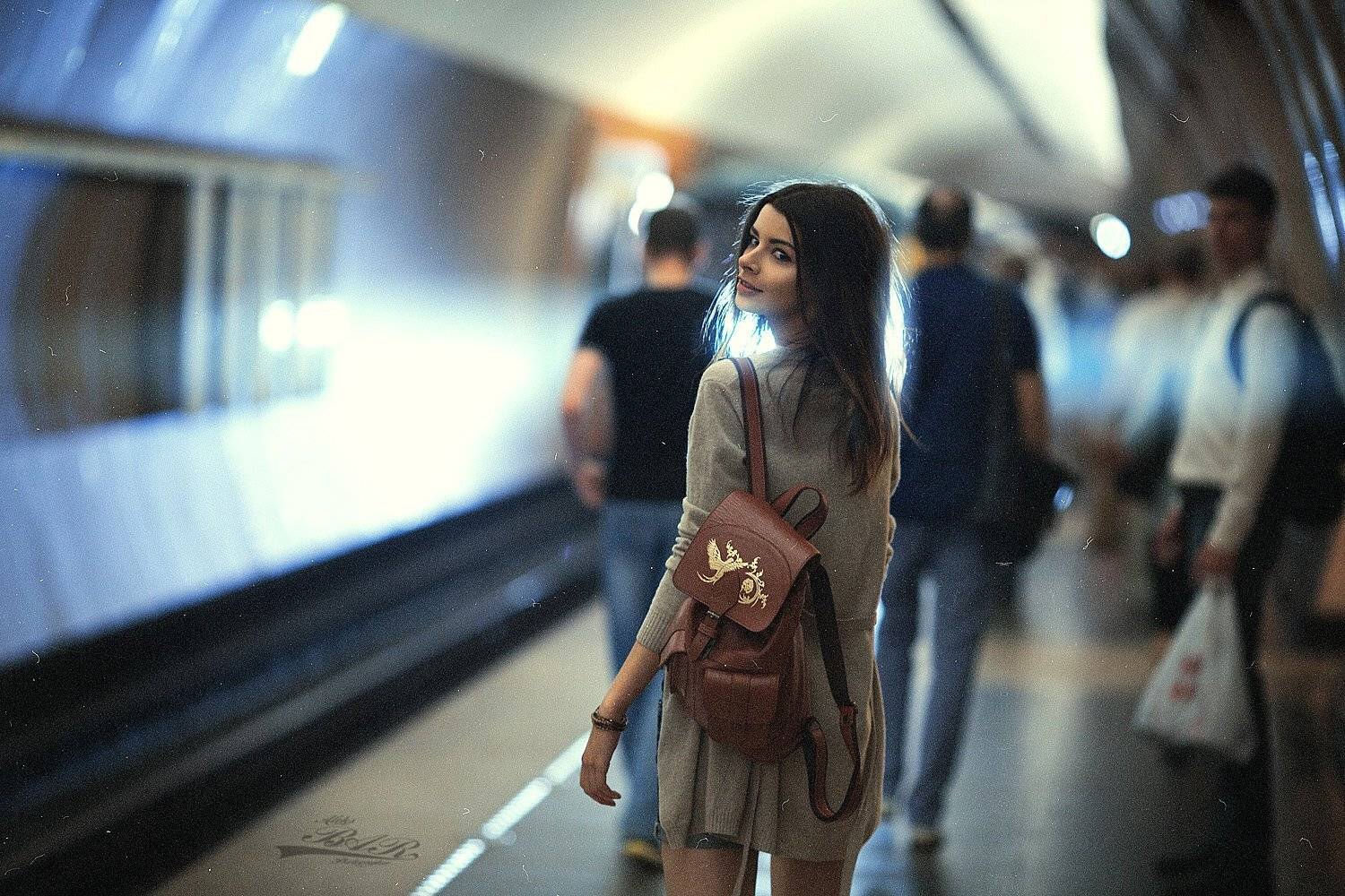 девушка, метро, фотосессия, фотосъемка, стиль, образ, girl, model, subway, photosession, Александр Барабашов