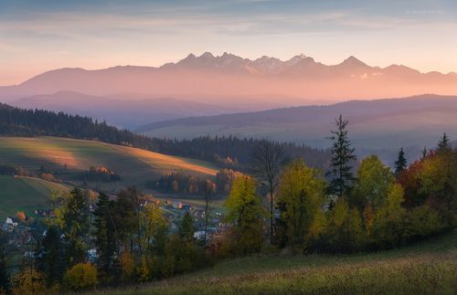 Осенний вечер в Татрах...