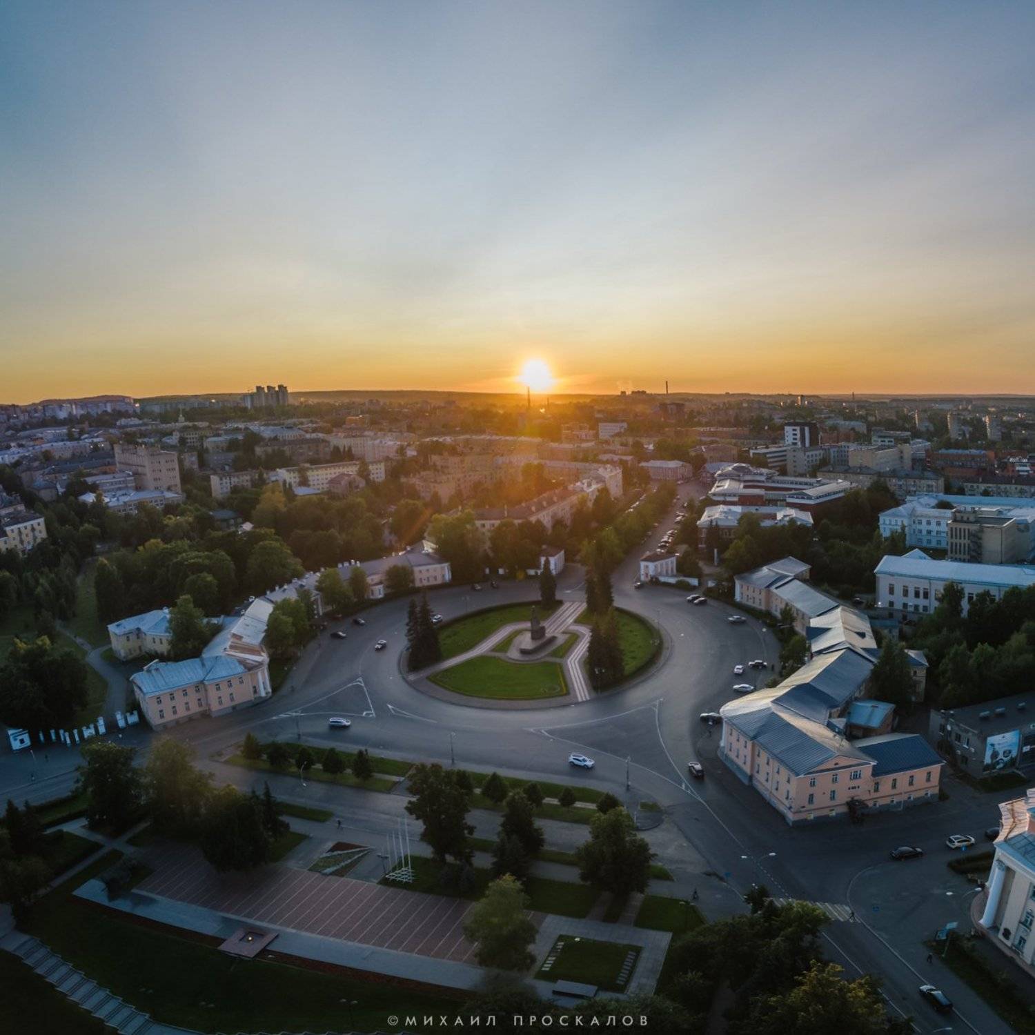 Петрозаводск, площадь, карелия, город, дороги, квадрокоптер, Михаил Проскалов
