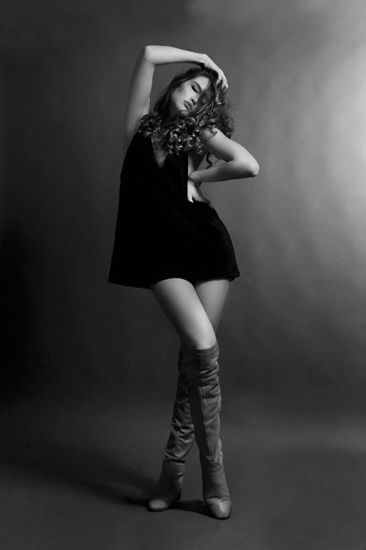 девушка студия мода портрет .... фото превью