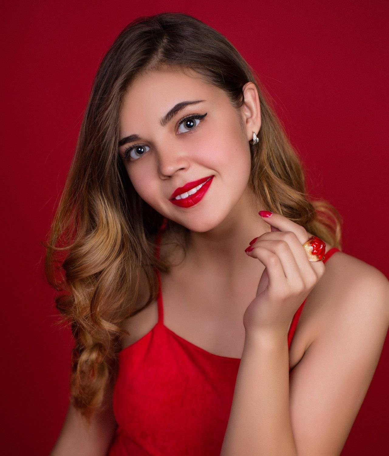 девушка студия мода портрет, Настя Былкова